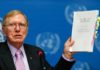 British Government backs the UN Commission of Inquiry report
