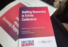 Building Democracy in Eritrea – Conference Agenda