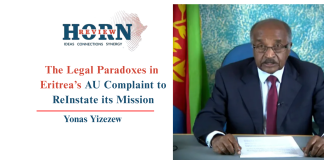 The Legal Paradoxes in Eritrea’s AU Complaint to ReInstate its Mission